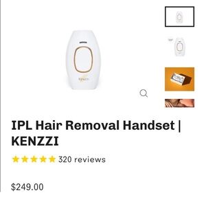 Kenzzi IPL - brand new laser hair removal device